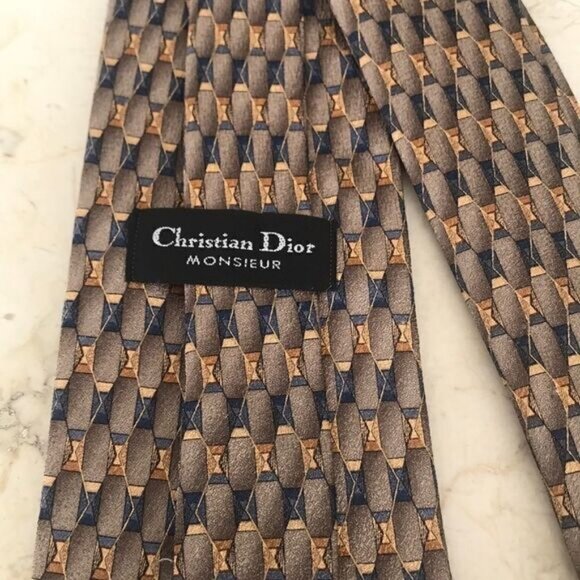 Christian Dior 100% Silk Tie - Picture 3 of 4